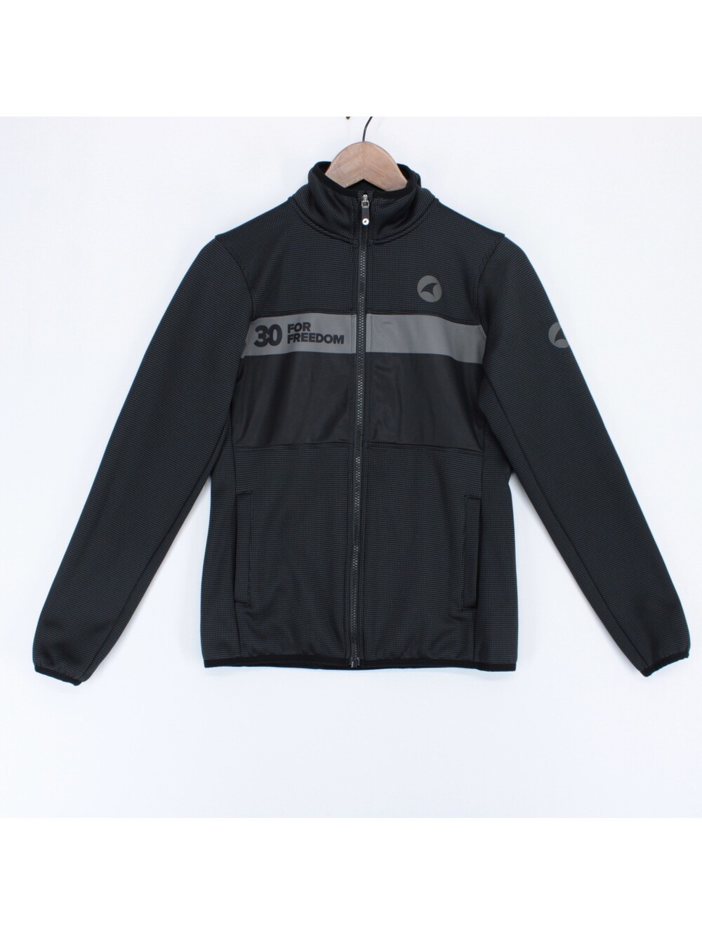 Pactimo Cycling Jacket Mens S Black Graphic 30 For Freedom Full Zip Rear Pocket
